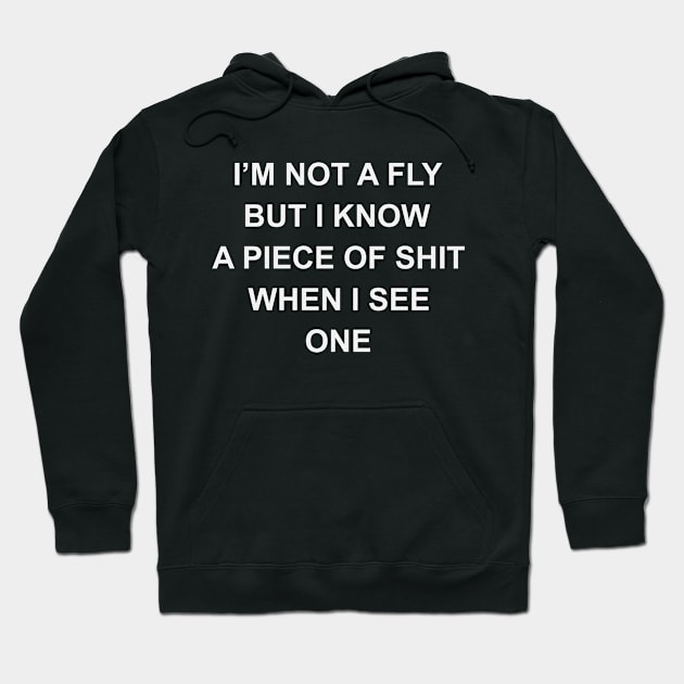 I'm not a fly Hoodie by Alexandra Rubinstein